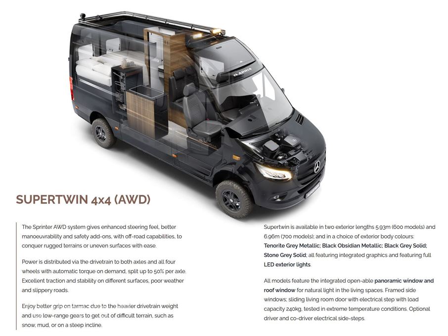 Adria Supertwin MB 600 SPB